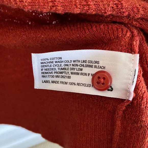 a new day rust cardigan - Picture 4 of 4